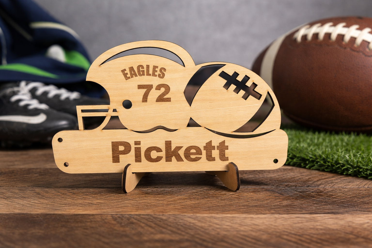 Football Name Sign – GSC Makers