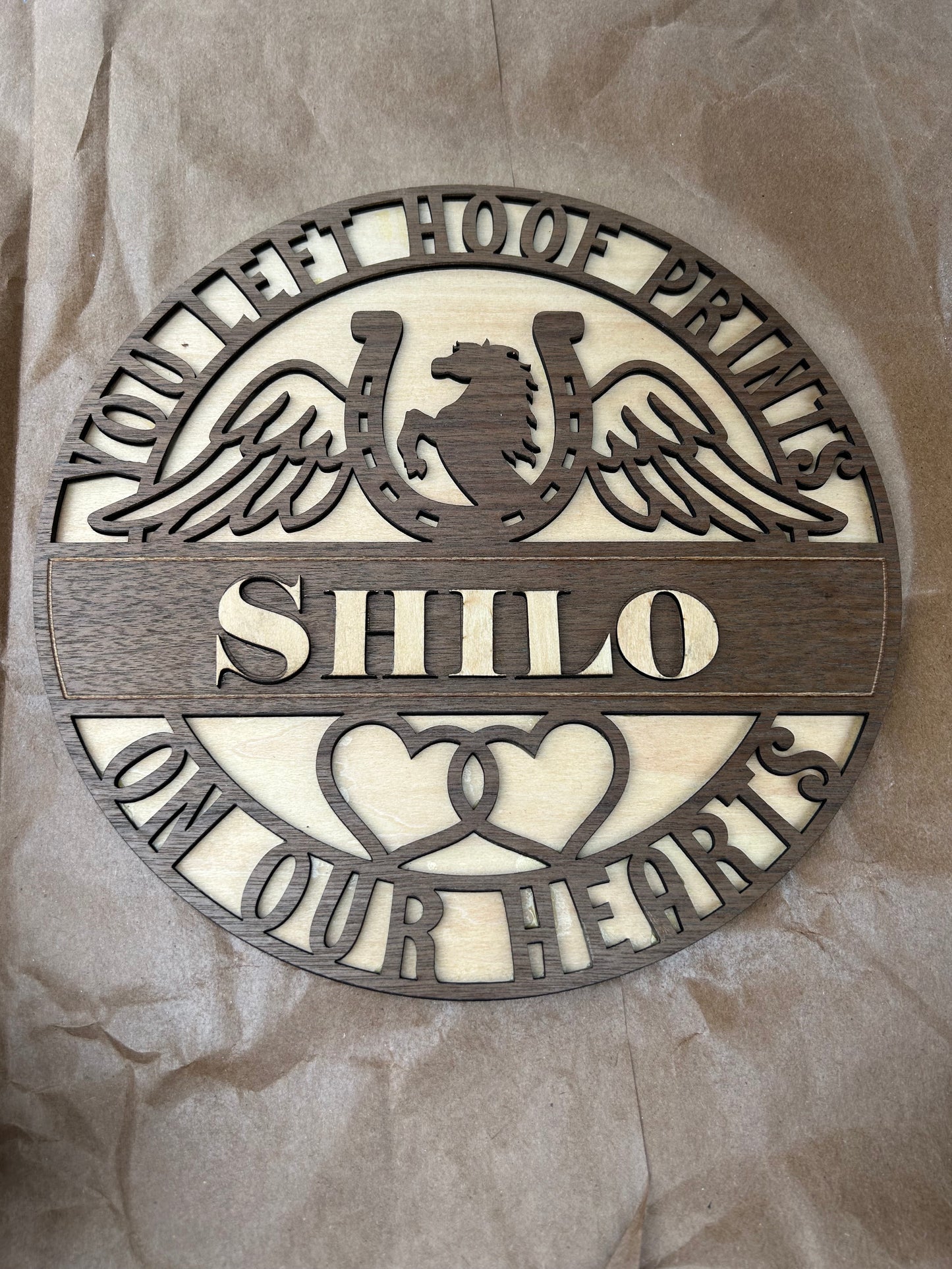 Horse Memorial Plaque